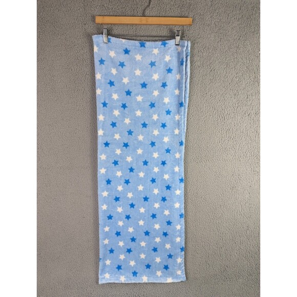 Chickpea Baby Blanket Blue White Stars Rare 28x38 Nursery Lovey Soft Replacement - Picture 1 of 5